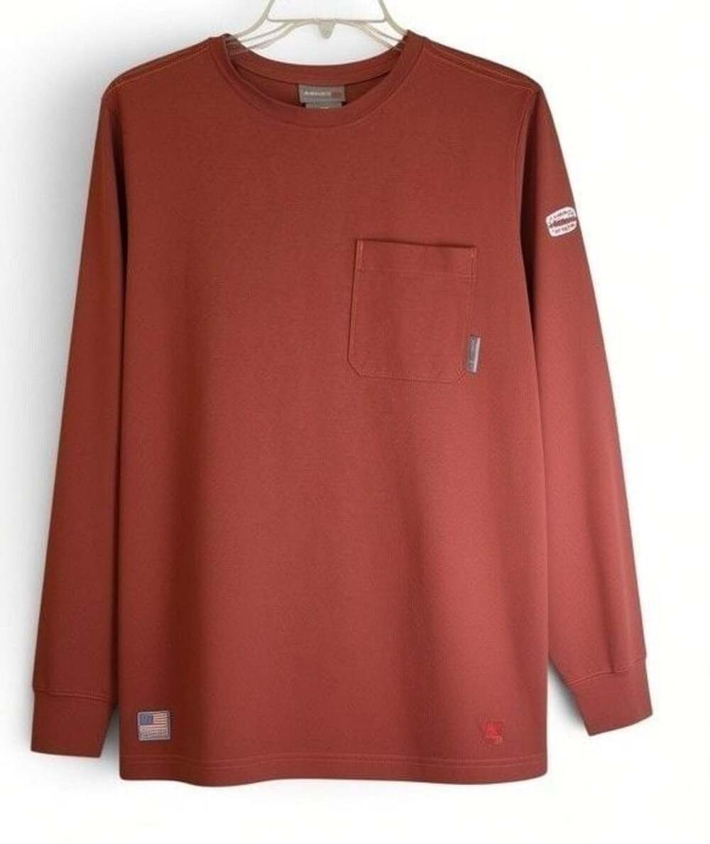 Ariat FR USA Work Pocket Long Sleeve T-Shirt Size M